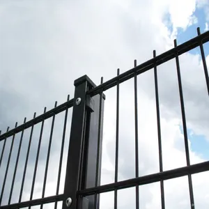 4 in Diameter Hot Dipped Galvanized Steel Pipe Fence Angle Posts thumbnail-1