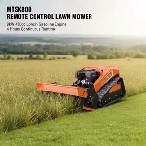 Robot Flail Mower, High-Efficiency 800mm Working Width Rc Lawn Mower Plow for Embankments Vigorun MTSK800 thumbnail-1