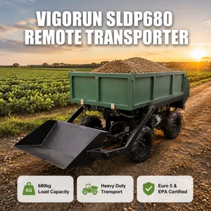 Vigorun SLDP680 Remote Control Transport Trolley 680kg Load CE EPA All Terrain Electric Hand Truck thumbnail-1