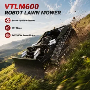 Battery Cordless Lawn Mower Durable & Long-Lasting CE/EPA Robot Grass Cutter Electric For Slopes & Hillsides thumbnail-1