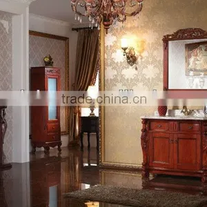 Modern Solid Wood Bathroom Furniture thumbnail-1