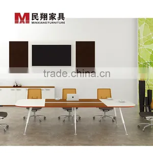 Modern Conference Table Wooden Meeting Table thumbnail-1