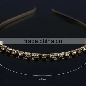 Fashion Gold Plated Spiring Metal Women Hairbands Hair Bridal Hair Accessories thumbnail-3