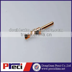Brass Shaft Gold Plated Contact Pin thumbnail-1