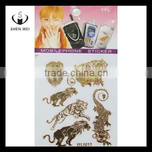 Metal 24k Gold Plating Mobile Phone Sticker thumbnail-1