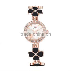 2016 Cheap Price Fashion Four-leaf Clover Ladies Fancy Watches Imported Watches Quality Choice Most Popular thumbnail-1