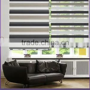 Wholesale 100% Polyester Fabric of Zebra Window Blinds thumbnail-1