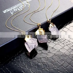 Fashion White Natural Crystal Pendant Necklace Quality Choice thumbnail-3