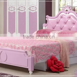Popular Kids Furniture Pink Bedroom Set, Children's Furniture for Girls AET 15-2 thumbnail-2