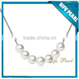 2015 Simple and Elegant 925 Sterling Silver Freshwater Pearl Lariat Necklace on Hotsale thumbnail-1