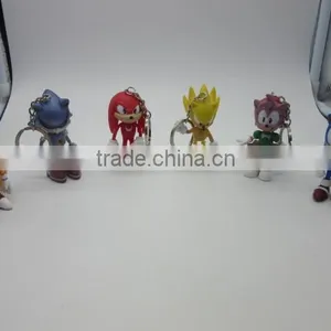 Hot Plastic Cartoon Figurine Keychain thumbnail-1