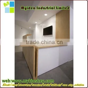 2015 Dowtop Hotsale LED White Beauty Salon Reception Counter Design Night Club Bar Counter Design thumbnail-2