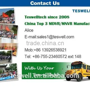 2016 Teswell 4ch /8ch HD 1080p Mobile Nvr With 3g Gps Wifi 4g for Bus Truck Security Mobile System Mnvr thumbnail-4