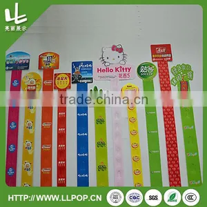 White Supermarket Hang Strip With Hooks thumbnail-5