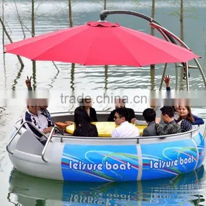 Leisure Boat Round Electric Water BBQ Donut Boat thumbnail-2