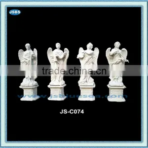 Large Marble Lady Angel Statue JS-C074 thumbnail-1