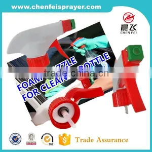 Factory Sale New Design Ribbed Closure 28 410 Foam Trigger Sprayer Hand Pump Foam Sprayer in Any Color thumbnail-1