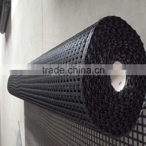 Warp-knitting High Quality Unixial Olyester Geogrid Coated PVC thumbnail-2