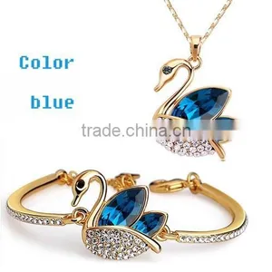 Cheap Crystal Diamond Necklace, Wholesale Costume Jewellery, European Fashion Jewellery thumbnail-1