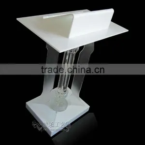 Modern Clear Color Acrylic Church Speech Podium thumbnail-6