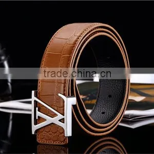 New Men's Leather Belt Fashion Luxury Top Brands Designers Belts For Men thumbnail-3