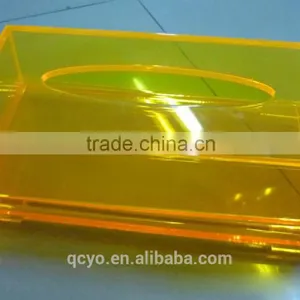 Waterproof Acrylic Plexiglass Tissue Box Living Room Furniture thumbnail-1