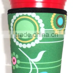 Red Cup Neoprene Sleeve Hot Cup Sleeve thumbnail-1