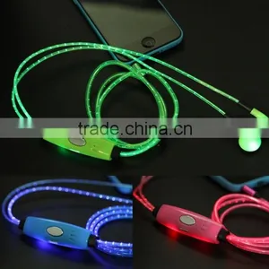 EL Light Earbuds and LED Earphone, Golwing Earphone With Microphone Quality Choice thumbnail-2