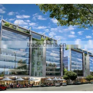Guangzhou Glass Curtain Wall Double Insulating Glass Powder Coated Aluminium Frameless thumbnail-2