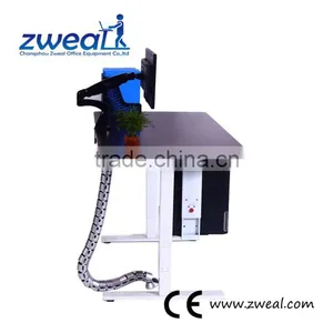 Ergonomic l Shaped Electric Executive Computer Desk Factory Wholesale thumbnail-1