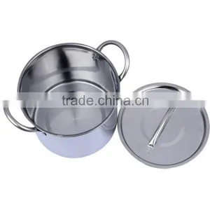2015 Tall Stainless Commercial Steel Heavy Duty Stock Pots Made in China thumbnail-3