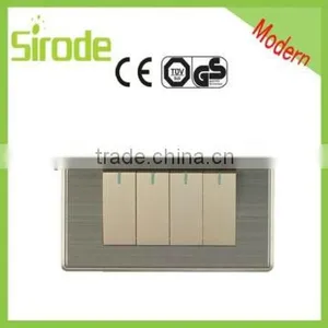 China Manufacturer 4 Gang Double Way Push Button Switch thumbnail-1