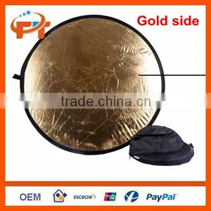 43" 2-in-1 Light Mulit Collapsible Disc Reflector 110cm thumbnail-1