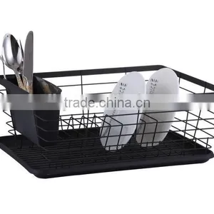 LBY Functional Draining Dish Rack With Tray and Cutlery Holder thumbnail-1