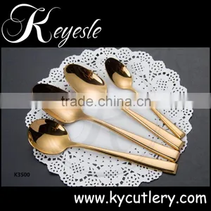 Sets 24pcs Stainless Steel Gold Flatware,wedding Gold Cutlery thumbnail-6