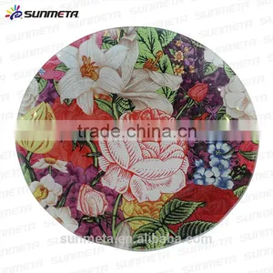SUNMETA Factory Personalized 8 Inch Sublimation Toughened Glass Plate for 3D Vacuum Machine thumbnail-1