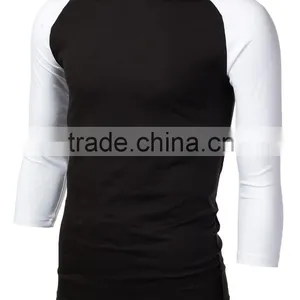 3/4 Sleeve Raglan T-shirt Customize New Design thumbnail-4