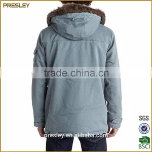 2016 China Manufacturers Custom High Quality Fashion Men Winter Overhead Coat Outdoor Jacket thumbnail-3