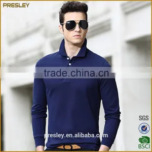 2016 Top Class Cheap Long Sleeve Polo Shirts Cheap Wholesale thumbnail-3