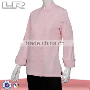 2013 Hot Sale Women's Colored Long Sleeve Chef Coat thumbnail-1