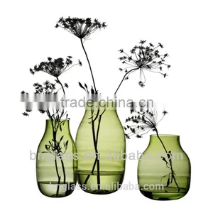 Green Cheap Wholesale Glass Vases thumbnail-1