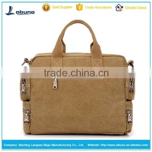 Most Popular England Style Canvas Business Handbag Briefcase Bag for Men thumbnail-4