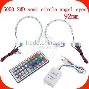 DC12v Epistar Chips 5050 Smd White PCB Semi Circle 104mm Angel Eyes LED Auto Parts Accessories for vw thumbnail-3