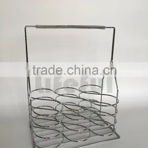 Kitchen Pantry Wire Basket Tote With Handle thumbnail-1