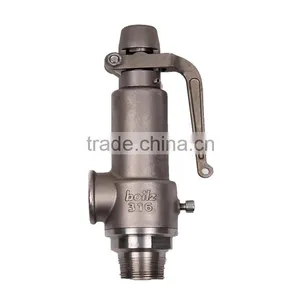 High Quality Stainless Steel Thread Spring Double Safety Valve thumbnail-2