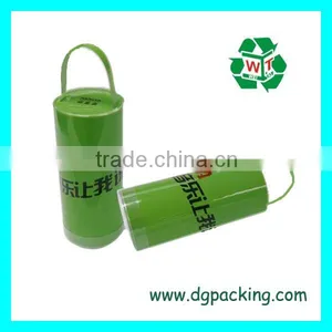 Plastic Clear PVC PP PET Cylinder Tube Packaging Box With Handle Quality Choice thumbnail-4
