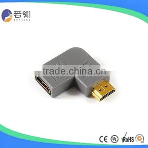 Angle Type HDMI A Male to HDMI A Female Adaptor thumbnail-1