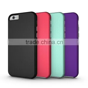 High Impact Hybrid Hard +soft Touch Armor Rugged Case for Apple Iphone 6 Cell Quality Choice thumbnail-1