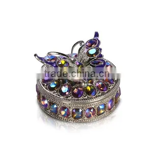 Excellent Quality Unique Butterfly Fashion Metal Jewelry Box thumbnail-1