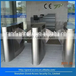 CE Approved Alarm Flap Turnstile With IR Sensor thumbnail-1